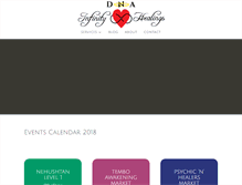 Tablet Screenshot of infinityhealings.com